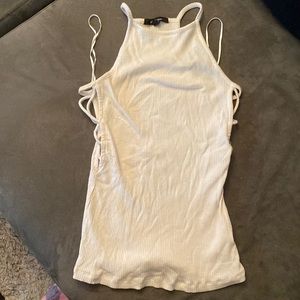 White tank top size small.